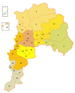 Comunas Region Valparaiso