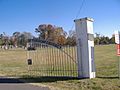 Confederate Memorial Gates in Mayfield right