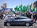 Cristina Fernández de Kirchner se dirige a la Casa Rosada tras asumir su segundo mandato