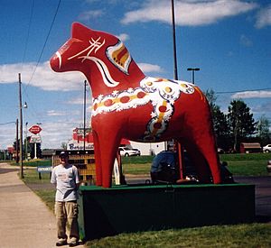 Dala horse-Grand Rapids, Minnesota-20070706