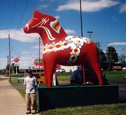 Dala horse-Grand Rapids, Minnesota-20070706
