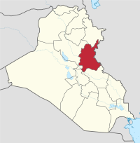 Location of Diyala Governorate