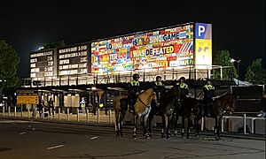 ESC 2021 Rotterdam - Artwork at Ahoy Parking