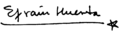 Efraín Huerta (firma)