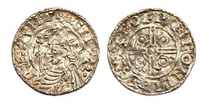 England AR penny pointed helmet type Canute the Great Chichester mint
