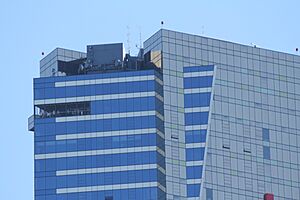 Eureka Skydeck balcony close-up from ground