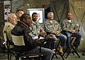 Fox NFL Sunday team at Bagram Airfield 2009-11-07 2