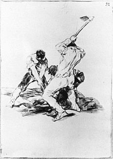 Francisco de Goya y Lucientes - Three Men Digging - WGA10166