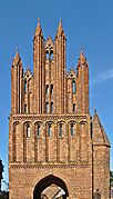 Friedländer Tor Neubrandenburg Haupttor Stadtseite-Carschten