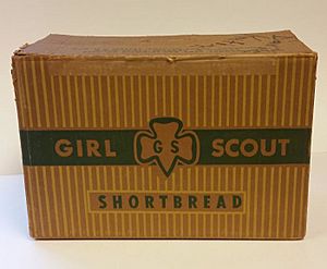 Girl Scout Shortbread Cookie Box, circa 1960