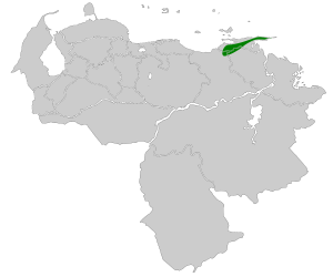 Grallaricula cumanensis map.svg