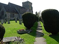 Henfield-St Peter's Church-path to Church - geograph.org.uk - 132343