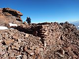 Incan Platform at the north fore-summit