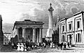 John Foulston's Town Hall, Column and Library in Devonport