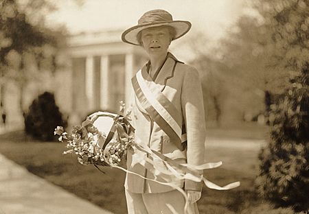 Joy Young Rogers outside the White House.jpg