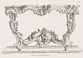 Juste-Aurèle Meissonnier - Table de Cabinet., 6th Plate (Study for a Table), pl. 47 in Oeuvre de Juste-Aurele Meissonnier - Google Art Project (down table cropped)