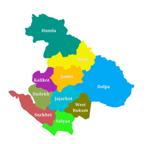 Districts of Karnali Pradesh