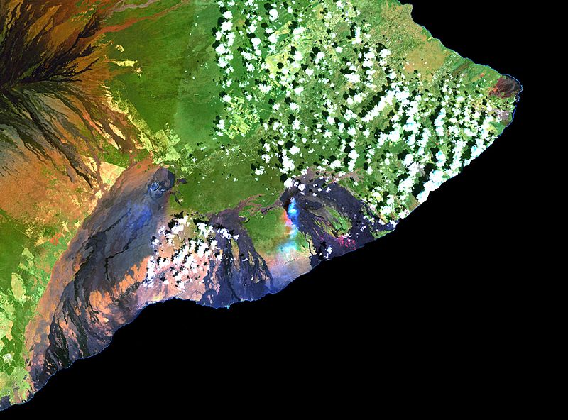 Kilauea - Landsat mosaic