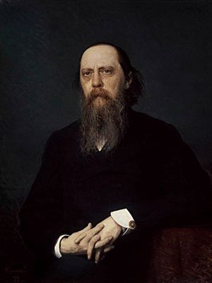 Portrait of Shchedrin by Ivan Kramskoi