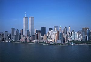 LOC Lower Manhattan New York City World Trade Center August 2001