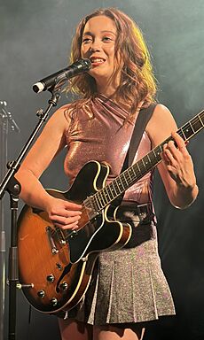 Laufey performing at the Montreux Jazz Festival in Montreux, Switzerland on July 11th 2023 - 4 (cropped)
