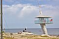 Lifeguard tower in Tylösand, Sweden