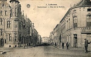 Lokeren - Stationstraat - 1920