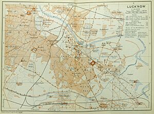 Lucknow (Baedeker, 1914)