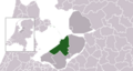 Map - NL - Municipality code 0995 (2009)
