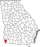 State map highlighting Seminole County