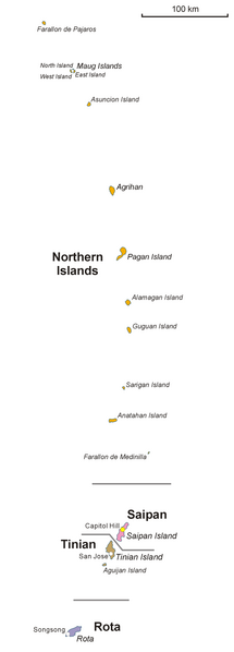 Map of the Northern Mariana Islands admin