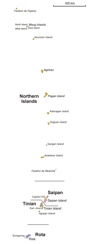 Map of the Northern Mariana Islands admin