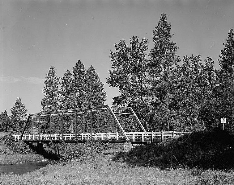 Image McClure Bridge, Spanning North Fork of Palouse River on Altergott , Palouse vicinity