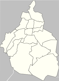 San Andrés Totoltepec is located in Mexican Federal District