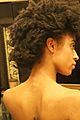 Natural Afro - hair type 4c- model Gwyneth Ellis