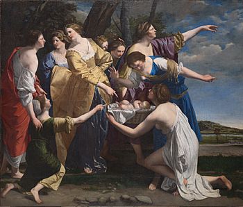 Orazio Gentileschi - Mosè salvato dalle acque (National Gallery, London).jpg