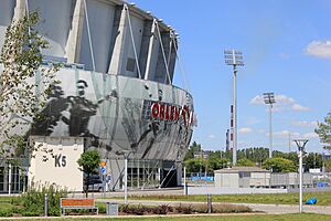 Orlen Arena zasilana przez stację transformatorową 2 x STLmb-5