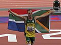 Oscar Pistorius wins the 400m T44 final 2