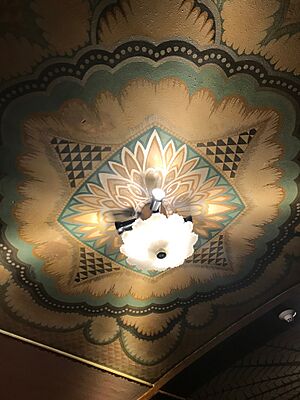 Painted ceiling detail