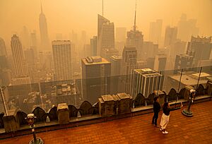 Quebec Canada Wildfire Smoke Consumes New Jersey and New York City June 7 2023 - 52958921436