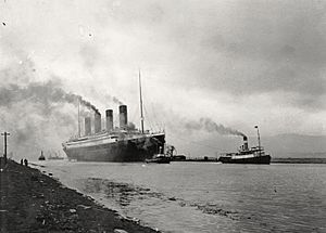 RMS Titanic sea trials April 2, 1912