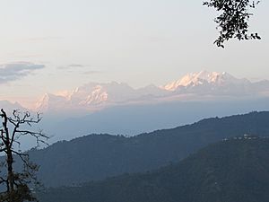 Mountain view at Ravangla in Namchi district, Sikkim