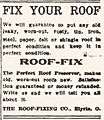 Roof-Fix Advertisement