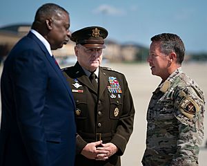 SecDef & CJCS welcome Gen. Miller back from Afghanistan