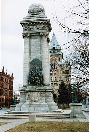 Soldiers & Sailors memorial in Syracuse NY, USA 1910
