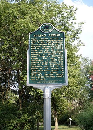 Spring Arbor sign
