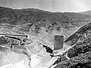 St. Francis Dam after the 1928 failure