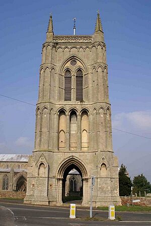 St Mary's Church tower, West Walton, Norfolk