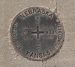 Survey monument JF00-072 disc marker 1