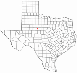 Location of Loraine, Texas